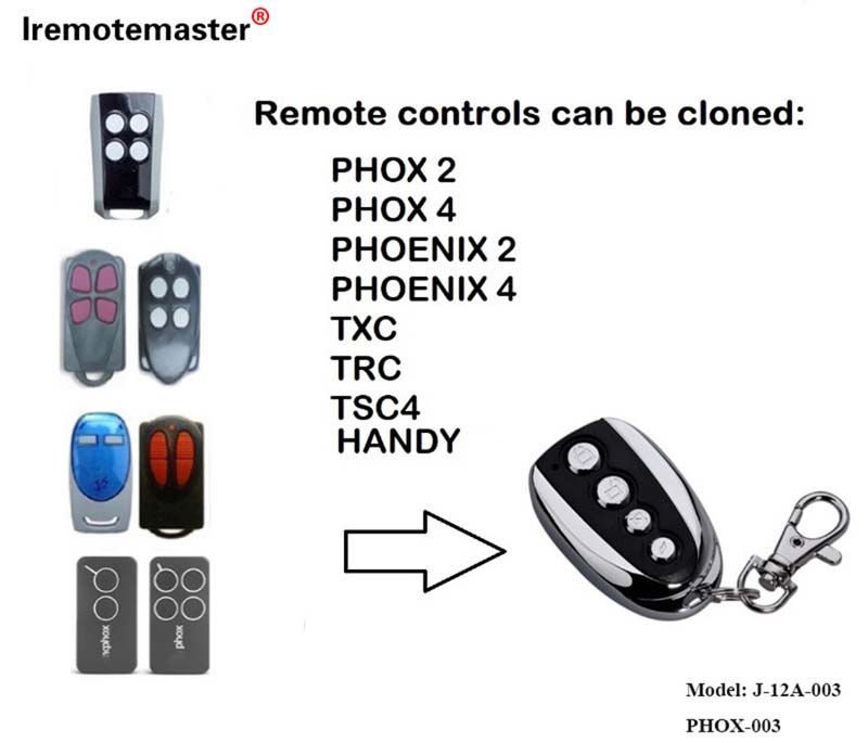 Для PHOENIX 2 4 TSC2 TSC4 HANDY2 сменный пульт дистанционного управления гаражными воротами 433,92 МГц