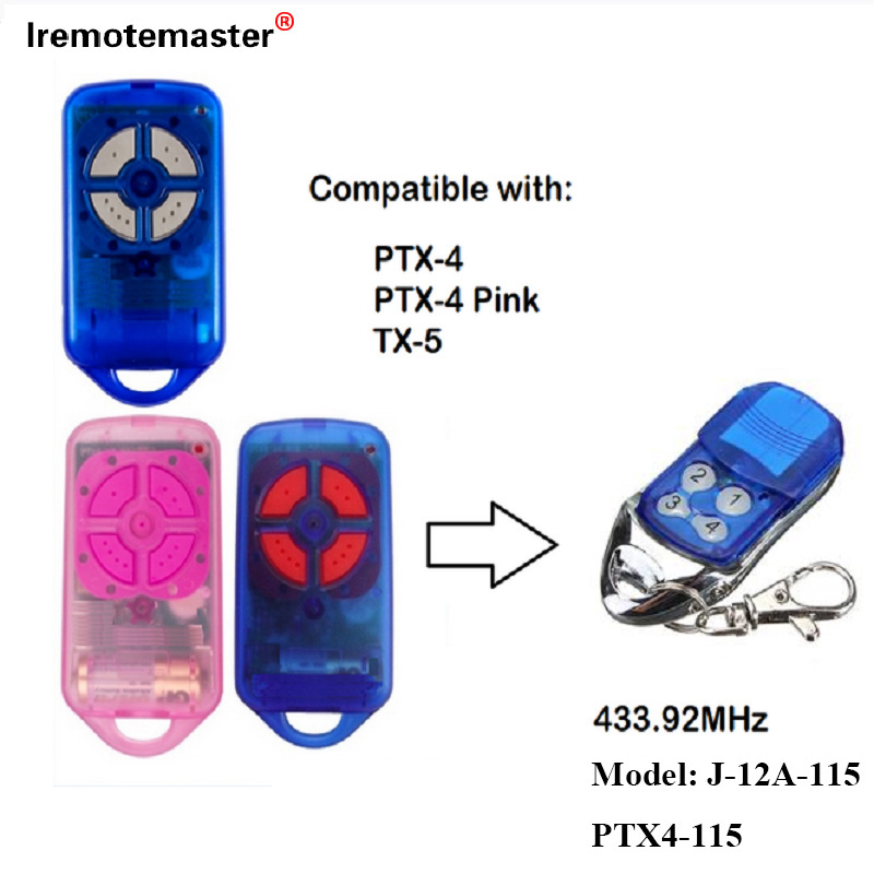 Для PTX4 433,92 МГц Rolling Code Garage Door Remote Control